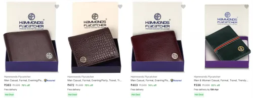 Image of Hammonds Flycatcher upto 83% Off on Men's Wallets