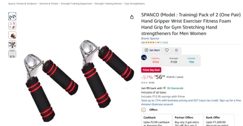 Image of SPANCO Hand Gripper Wrist Pack of 2