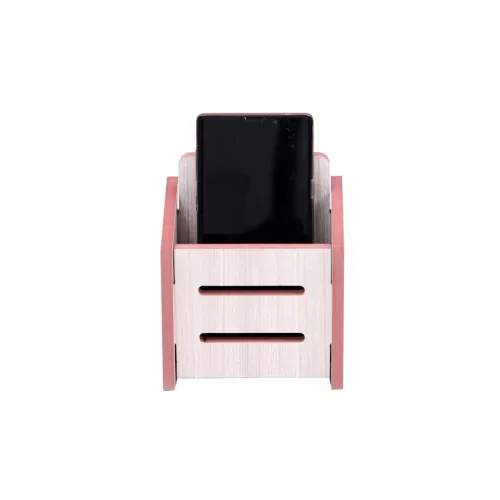 Image of Handmade Wooden Wall Mounted Mobile Stand
