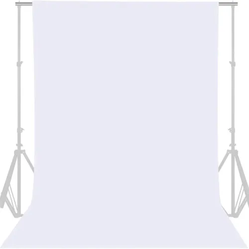Image of Hanumex® 8 x10.5 FT White Backdrop Photo