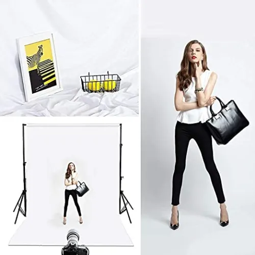 Image of Hanumex® 8 x10.5 FT White Backdrop Photo