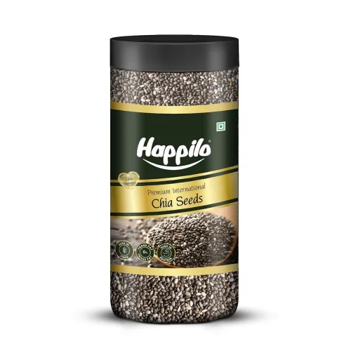 Image of Happilo Premium Chia Seeds 500g Jar