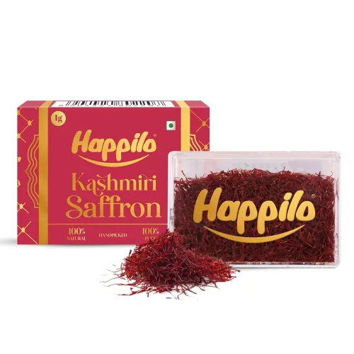 Image of Happilo Premium Kashmiri Saffron .5g, Handpicked Pure Kesar for Pooja