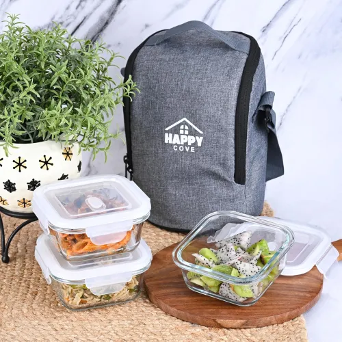 Image of Happy Cove High Borosilicate Glass Lunch Box