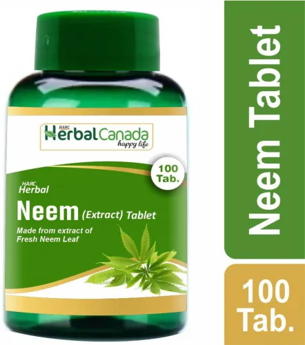 Image of HARC Herbal Canada Neem Tablet (100 Tablets)