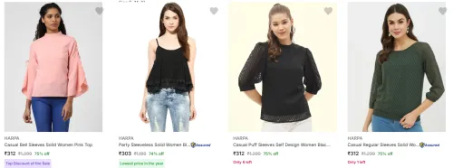 Image of Harpa Women's Tops at minimum 70% Discount