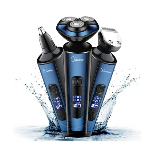 Image of Hatteker Mens Electric Shavers Razor Beard Trimmer