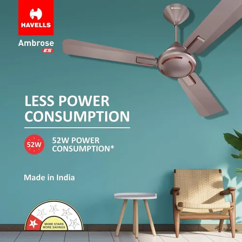 Image of Havells 1200mm Ambrose ES Ceiling Fan Pack of 2