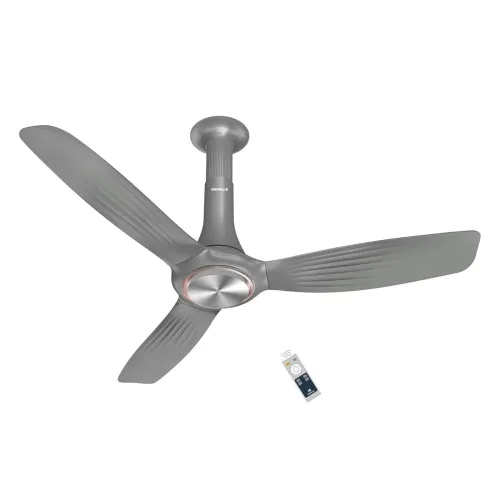 Image of Havells 1200mm Inox Underlight BLDC Ceiling Fan 5 Star Rated, Upto 60% Energy Saving, 2 Year Warranty | (Mettalic Gray)