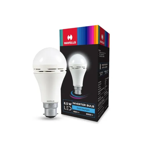 Image of HAVELLS 8.5w LED Emergency Bulb | Shatter Resistant |Cool Day White (6500K) |