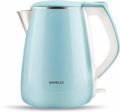 Image of HAVELLS Aqua Plus 1.2 L Electric Kettle 1500W (Blue, White, Silver)