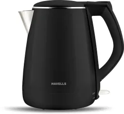 HAVELLS Aqua plus 1500w Electric Kettle (1.2 L, Black)