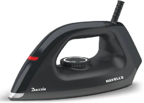 Image of HAVELLS by Havells Dazzle 1100 W Dry Iron (Black)