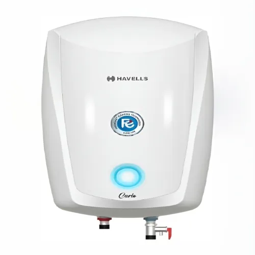 Image of Havells Carlo White & Blue Glossy 3000 Watt Instant Water Heater 5L