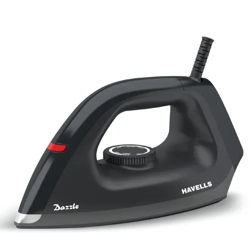 Image of Havells Dazzle 1100W Dry Iron with Non Stick Sole Plate