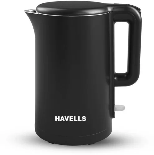 Image of HAVELLS GHBKTAZK125 Electric Kettle (1.5 L, Black)