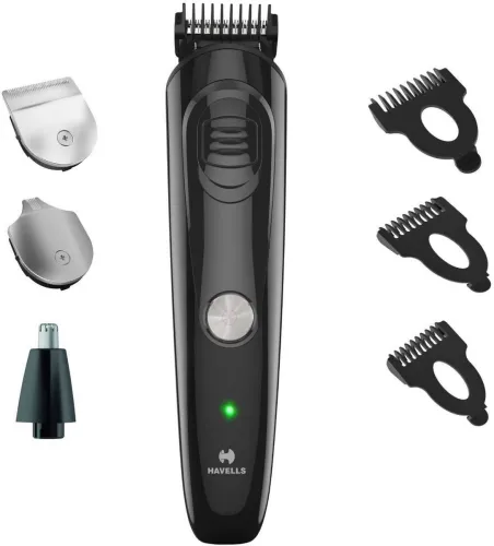 Image of HAVELLS GS6400 Grooming Kit 50 mins Runtime 6 Length Settings (Black)