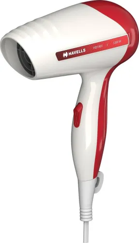 Image of HAVELLS HD1901 Hair Dryer (1200 W, White & Red)