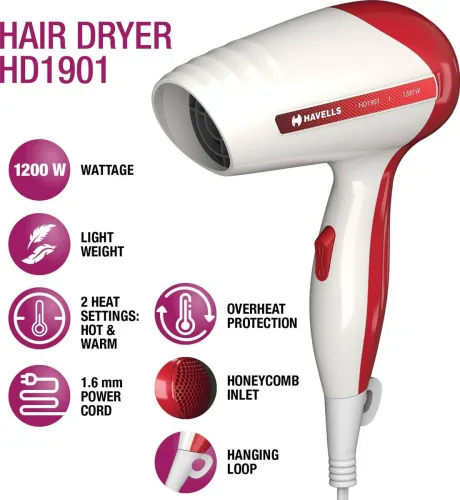 Image of HAVELLS HD1901 Hair Dryer