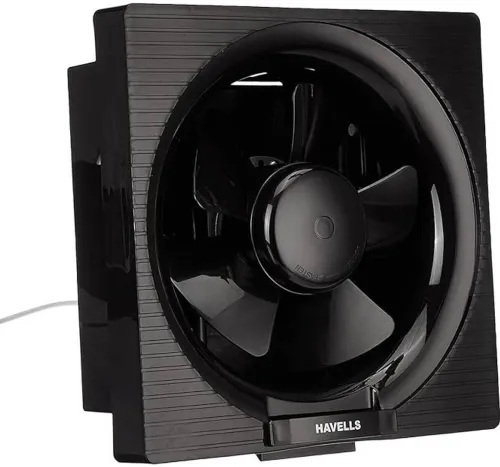 Image of Havells India ltd. FHVVEDXBLK08 200 mm 5 Blade Exhaust Fan (Black | Pack of 1)