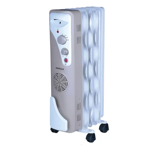 Image of Havells OFR 5 Wave Fins with Fan 1400 watt (Beige),GHROFBXC140