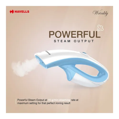 Image of Havells Wrinkly Hand Held Garment Steamer 920 Watts