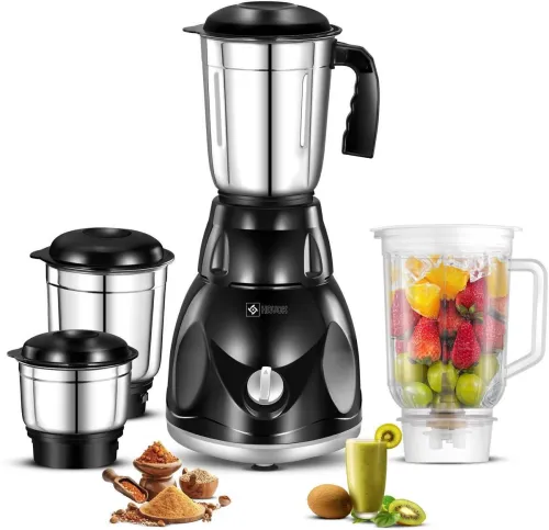 Image of Havok Black_Mixer_4Jar 750 W Juicer Mixer Grinder (Hav/Mix/4Jar(Black) | 4 Jars | Black).