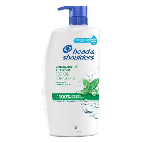 Image of Head & Shoulders Cool Menthol Anti Dandruff Shampoo 1L