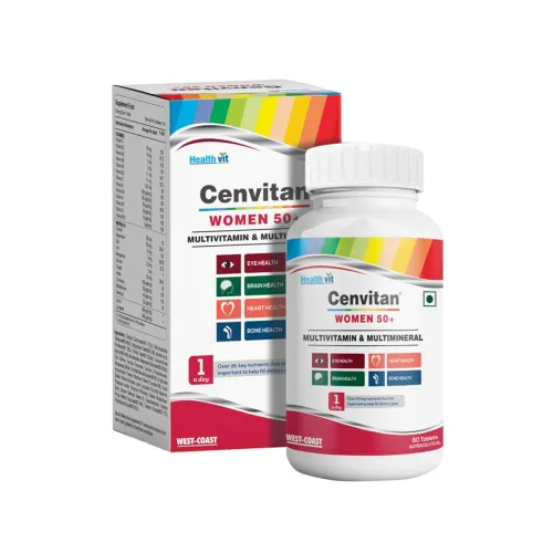 Image of Healthvit Cenvitan Women 50+ Multivitamins and Multimineral 25 Nutrients