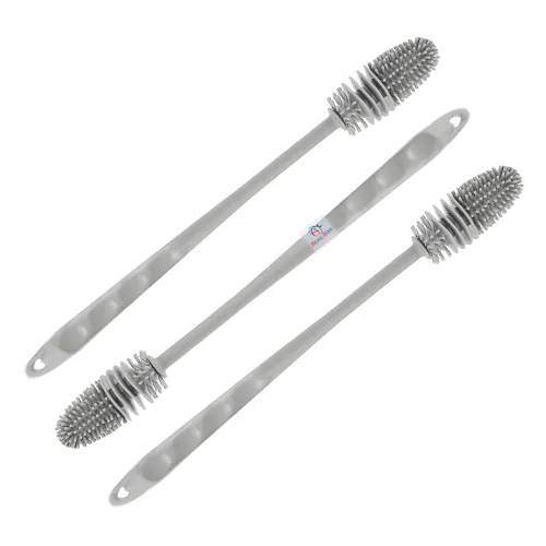 Image of Heart Home Bottle Cleaning Brush|Silicone Water Bottle Cleaner|Brush with Long Handle|