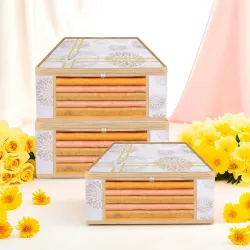 Heart Home Saree Storage Bag Pack of 3