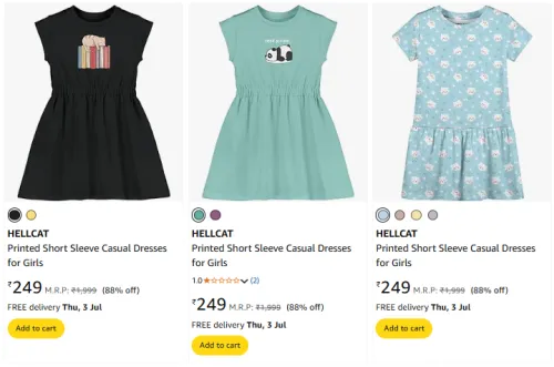 Image of Hellcat Girl's Dresses at Minimum 85% Discount