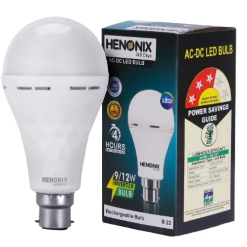 Image of HENONIX 365 DAYS 12 Watt Rechargeable Bulb