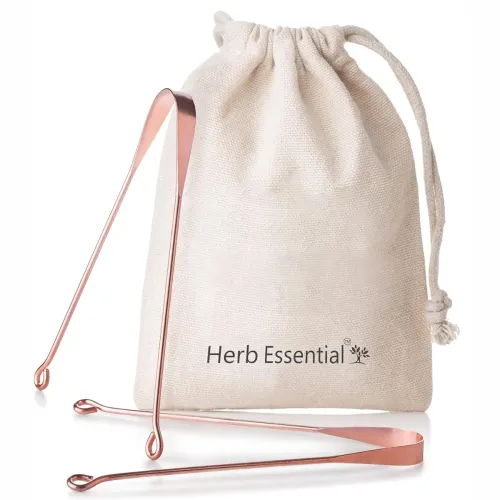 Image of Herb Essential Copper Tongue Cleaner, Pack of 2 