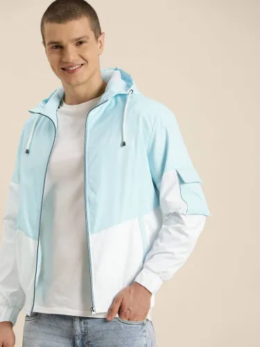 Image of HERE&NOW Men Colorblock Tailored Jacket