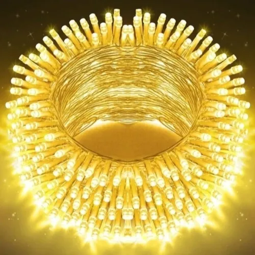 Image of Herikon 40 LEDs 11.5 m Yellow Steady Ball Rice Lights (Pack of 1)