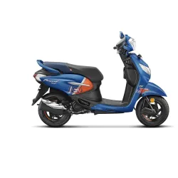 Hero PLEASURE+ XTEC Scooter Abrax Orange Blue Booking for Ex-Showroom Price