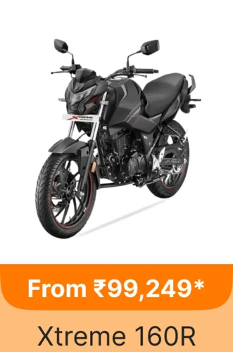 Image of Hero Xtreme 160R @ ₹99249 on Flipkart GOAT Sale