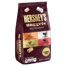 Hersheys Nuggets Assortment Family Bag, Chocolate flavor, 473gm