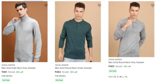 Image of Highlander Brand Men's Sweaters @ Up to 81% DIscount