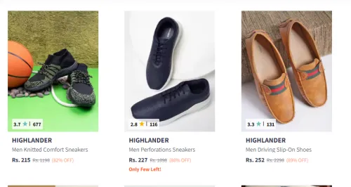 Image of Highlander Casual Shoes Starting at ₹215