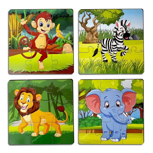 Image of HighRoof Wooden Jigsaw Puzzle Games for Children
