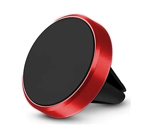 Image of HIKER Magnetic Car Phone Holder – AC Vent Mount (Red)