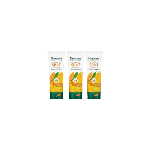 Image of Himalaya Dark Spot Clearing Turmeric Face Wash 100ml (Pack of 3)