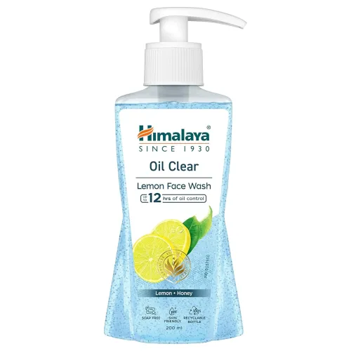 Image of Himalaya Oil Clear Lemon Face Wash, 200ml.