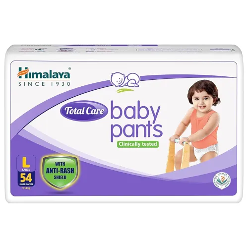 Image of Himalaya Total Care Baby Pants Diapers, Large, 54 Count