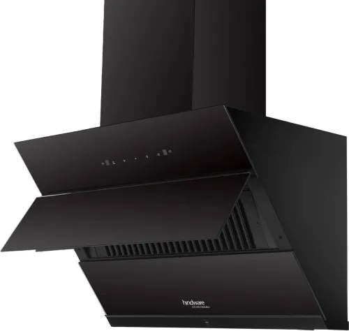 Image of Hindware Greta Neo 75 Chimney: 1350 CMH, wall-mounted.