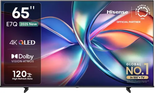 Image of Hisense 65E7Q 164cm (65 inch) QLED Ultra HD (4K) Smart VIDAA TV 2025 