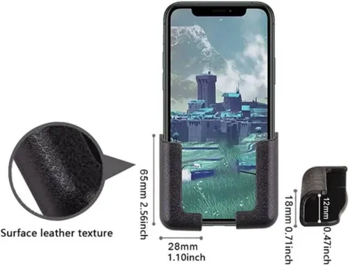 Image of Hold up Car Mobile Holder for Dashboard (Black)