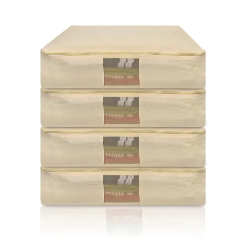 Image of HOLLIO Cotton Canvas Clothes Storage Bags